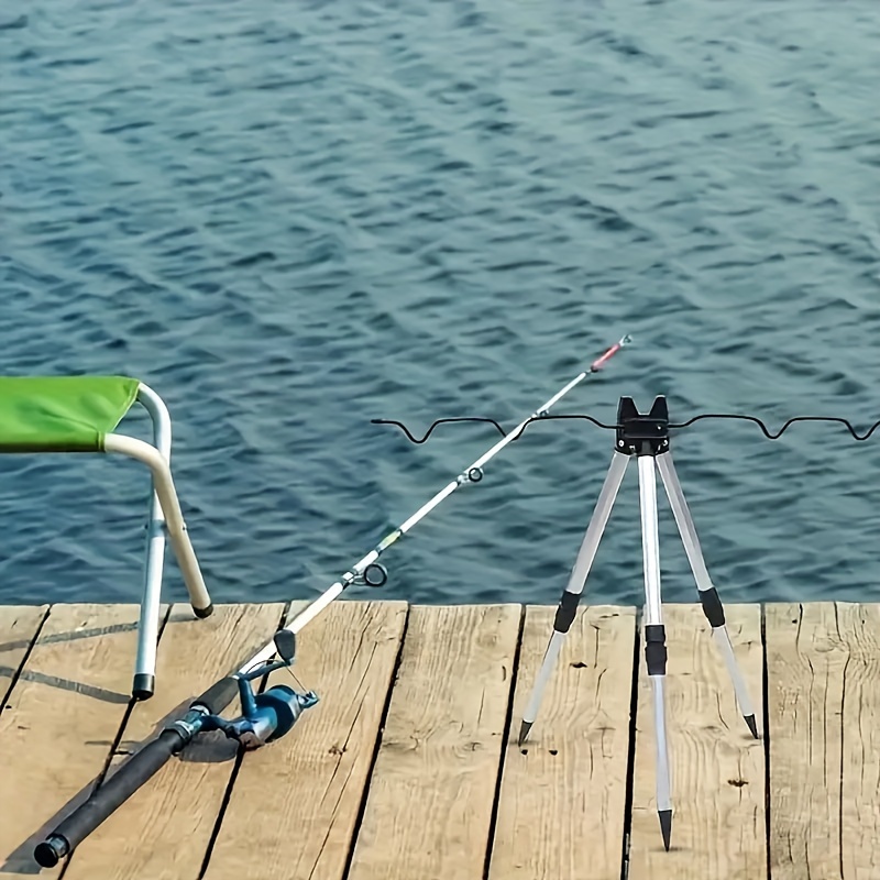 Fishing Rod Telescopic - 1 Pcs Telescopic Aluminum Alloy Holder