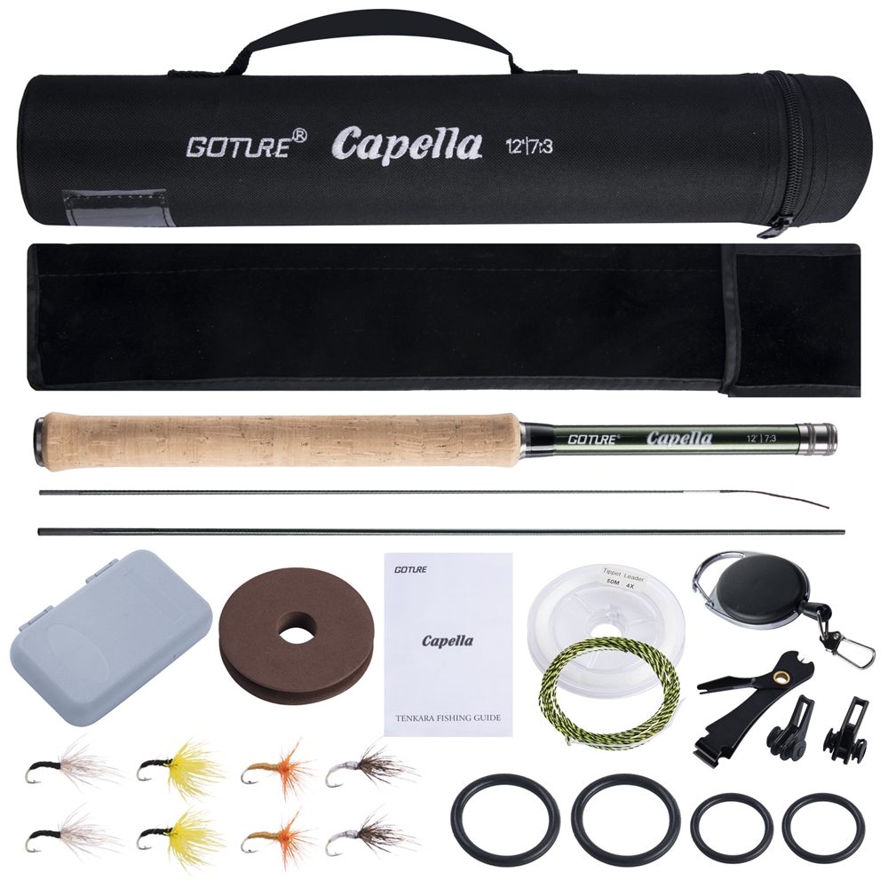 Goture Tenkara Fly Fishing Rod - Fishing Rod Carbon Fiber 评论和价格