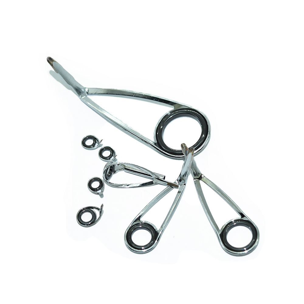 8pcs/Kit KLH Bracket Stainless - Fishing Rod Building Kit 评论和价格