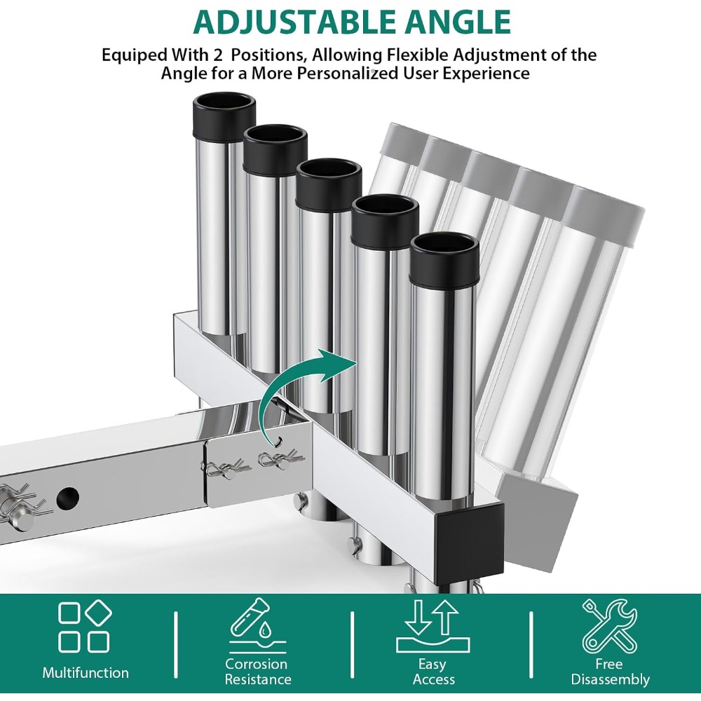 Hitch Mount Fishing Rod Holder - Fishing Rod Rack 评论和价格