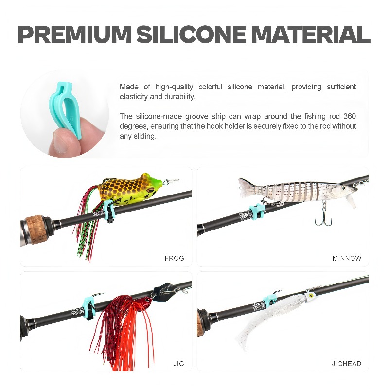 Silicone Lure Hanger Hook​ – U - Fishing Rod Combo 评论和价格